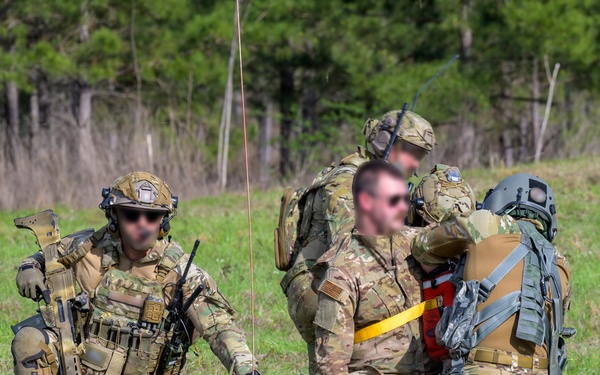 Tactical Air Control Party Airmen Secure Area During Aeromedical Evacuation Training at Sentry South 26-2