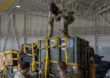 174th Attack Wing Airmen Prepare Equipment for C-17 Return During Sentry South 26-2