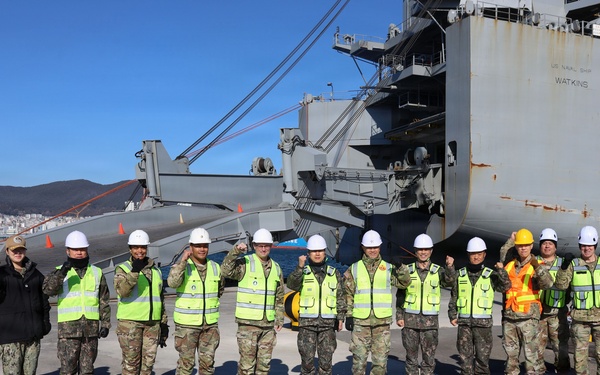 Port Operations Support Korean Rotational Force Mission in Busan