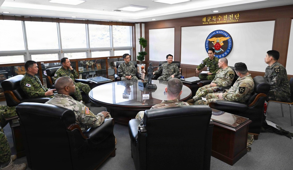 2CAB, ROK Navy Special Warfare Flotilla Formalize Training Cooperative Framework