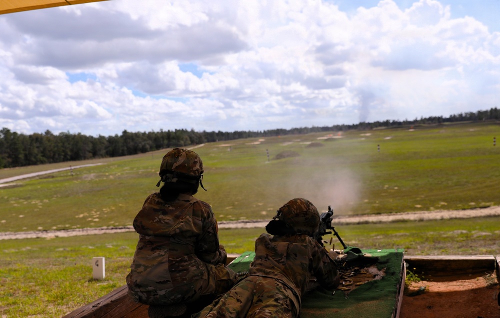 Soldiers Shoot 240B Machine Gun