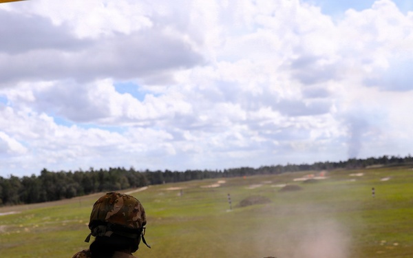 Soldiers Shoot 240B Machine Gun