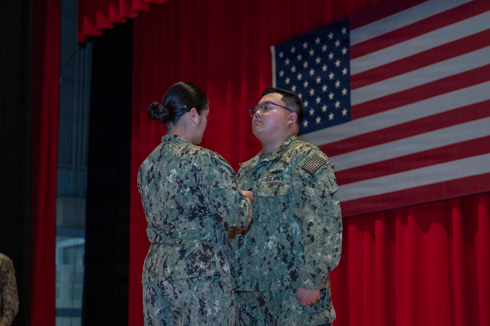 CFAY Holds All Hands and Awards at Quarters