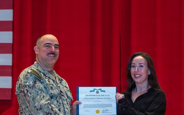 CFAY Holds All Hands and Awards at Quarters&amp;#xA;