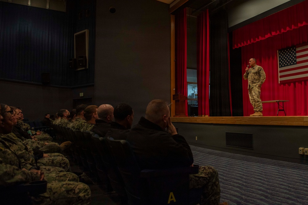 CFAY Holds All Hands and Awards at Quarters