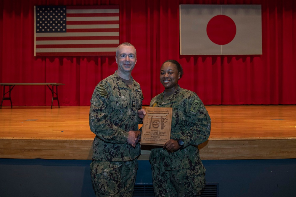 CFAY Holds All Hands and Awards at Quarters