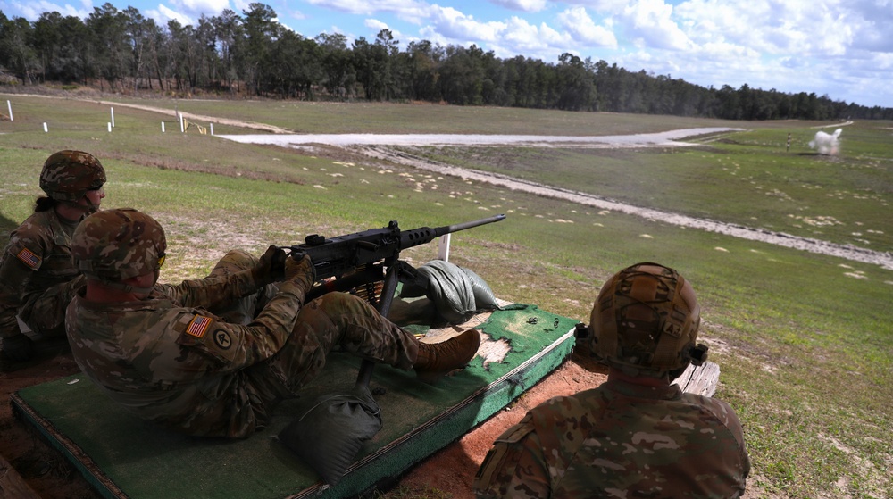 Soldier Fire M2 .50 Caliber Machine Gun