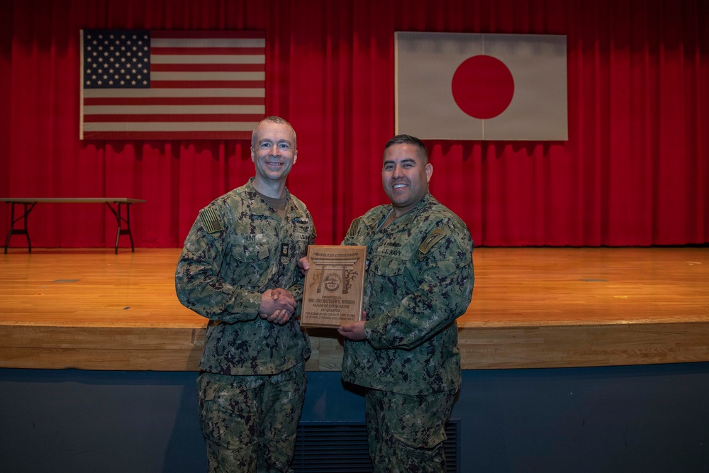 CFAY Holds All Hands and Awards at Quarters