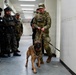 Military working dog demonstrations for joint training
