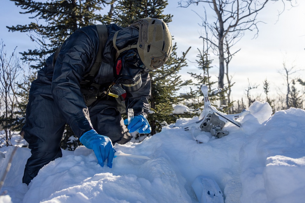 ARCTIC EDGE 2026: CBIRF conducts cold weather sample training