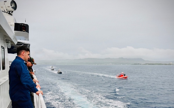 USCGC Oliver Henry supports USMC VBSS training in Guam