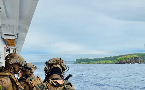 USCGC Oliver Henry supports USMC VBSS training in Guam