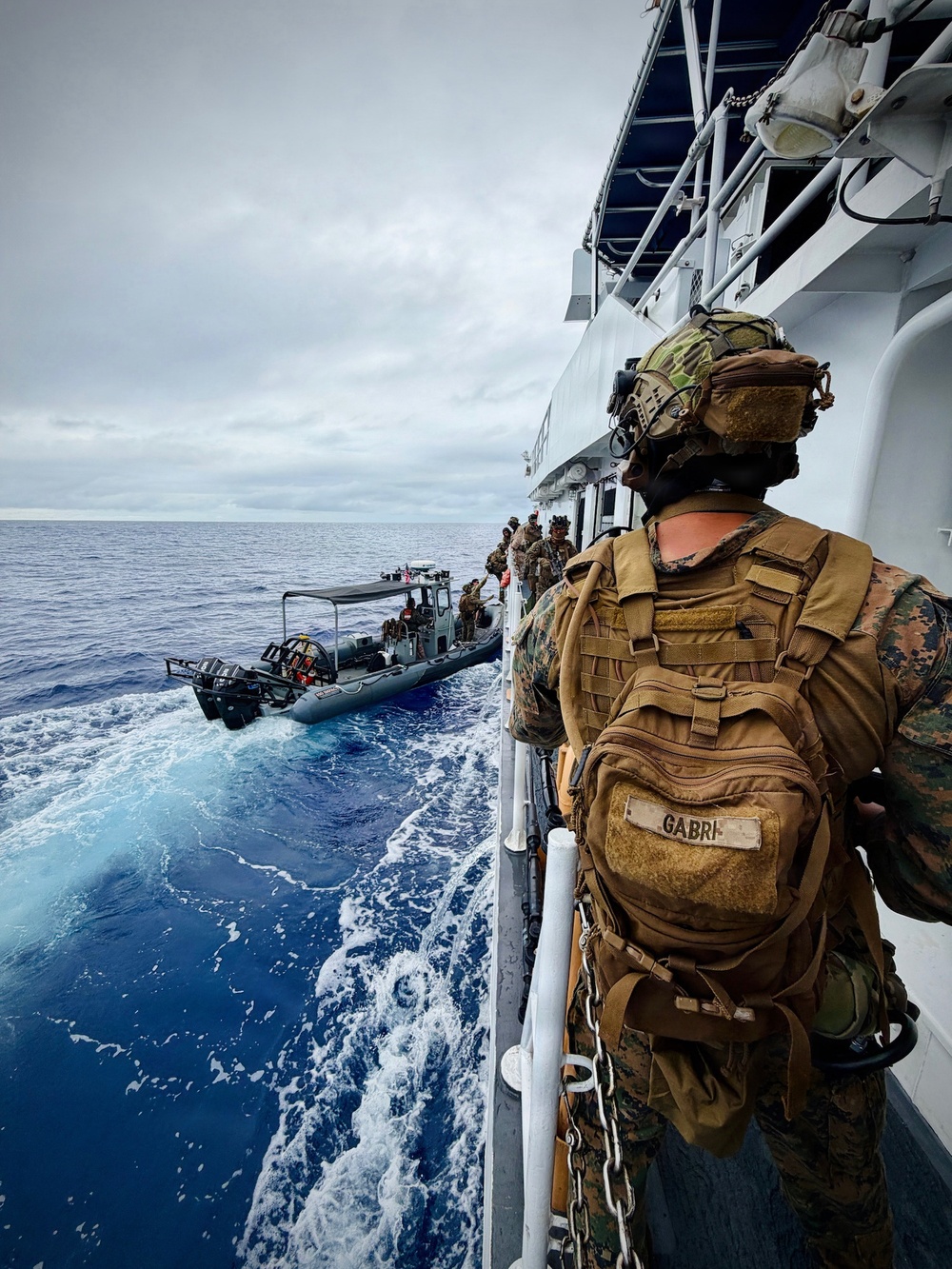 USCGC Oliver Henry supports USMC VBSS training in Guam