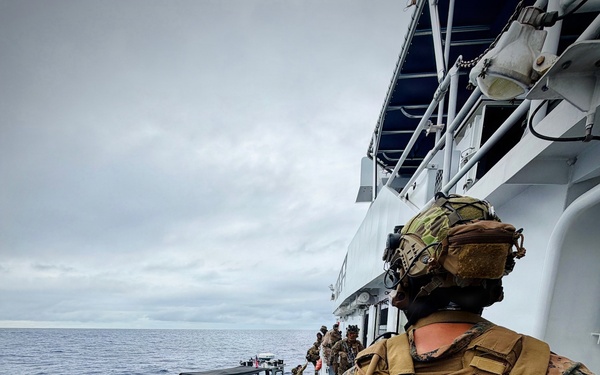 USCGC Oliver Henry supports USMC VBSS training in Guam
