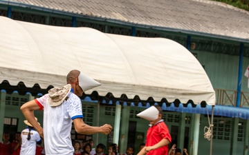 Cobra Gold builds ties at Thai school through games and civic assistance