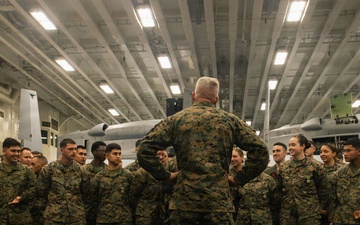 31st MEU | III MEF commanding general visits the USS Tripoli