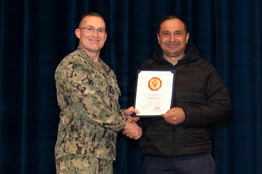 NAVFAC EURAFCENT Hosts Rear Adm. Kilian