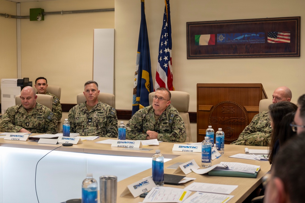 NAVFAC EURAFCENT Hosts Rear Adm. Kilian