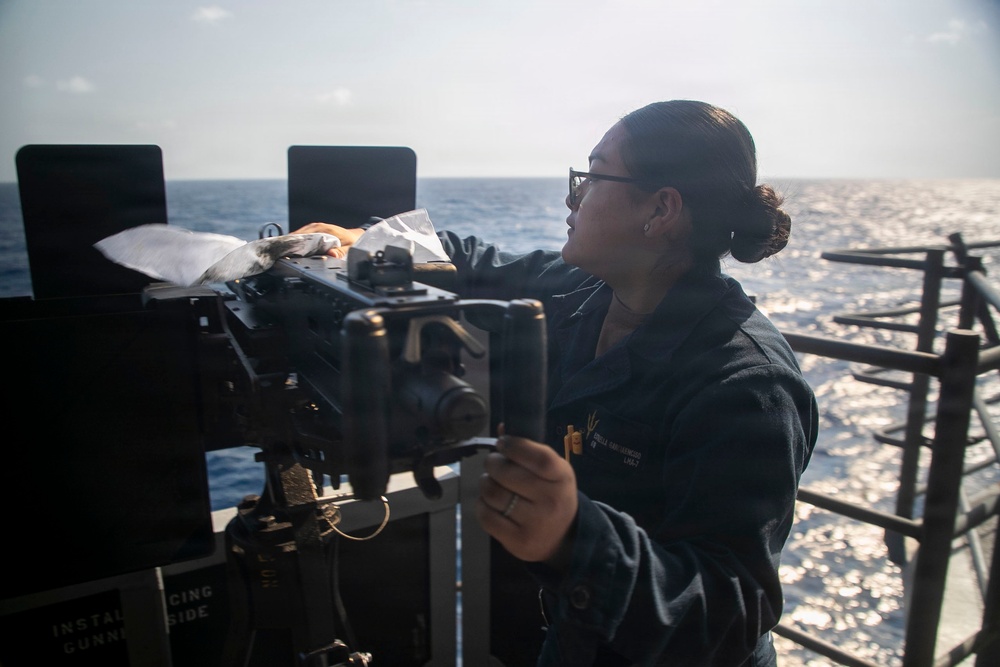 USS Tripoli Conducts Small Craft Action Team Live Fire