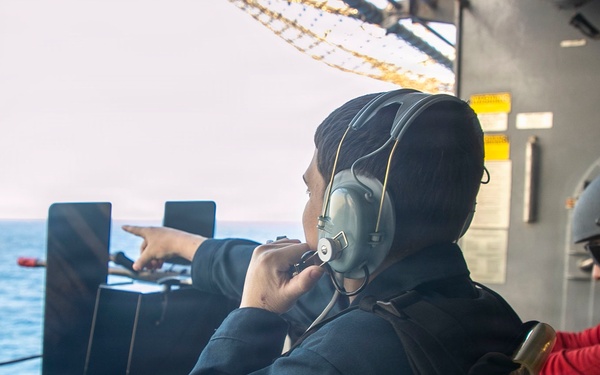 USS Tripoli Conducts Small Craft Action Team Live Fire
