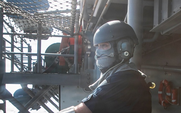 USS Tripoli Conducts Small Craft Action Team Live Fire