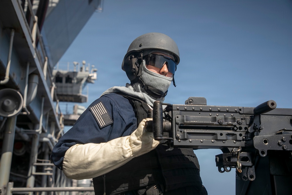 USS Tripoli Conducts Small Craft Action Team Exercise