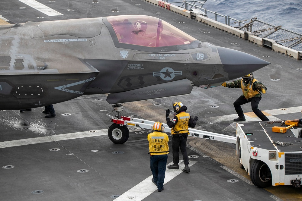 USS Tripoli Conducts Flight Operations