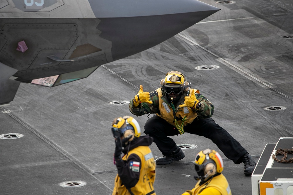 USS Tripoli Conducts Flight Operations