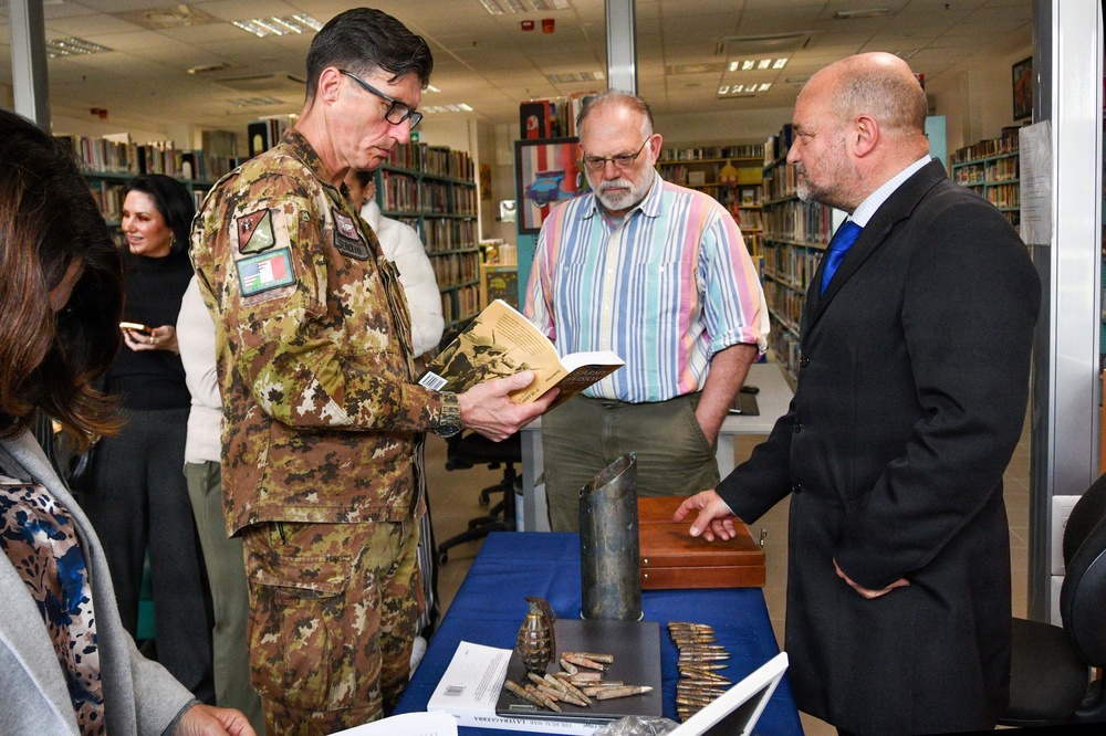 A literary tribute to the Camp Darby Library