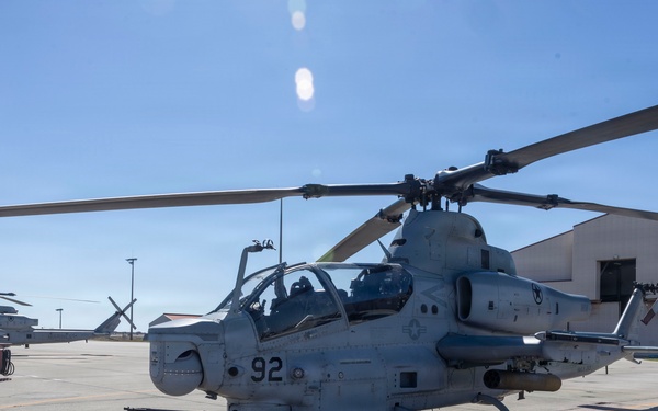 U.S. Marines with HMLA-269 conduct flight operations during MAG-29 DAO Exercise
