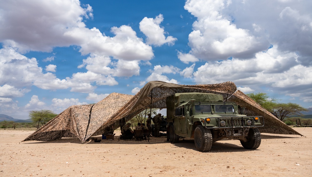 US, Kenya artillery units conduct bilateral live-fire training during Justified Accord 2026