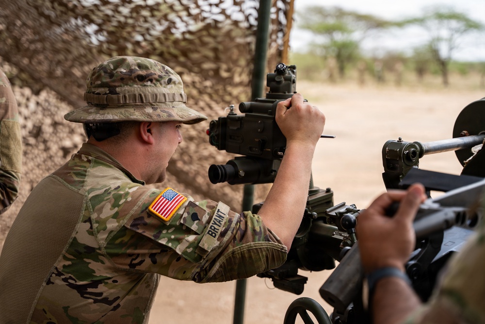 US, Kenya artillery units conduct bilateral live-fire training during Justified Accord 2026