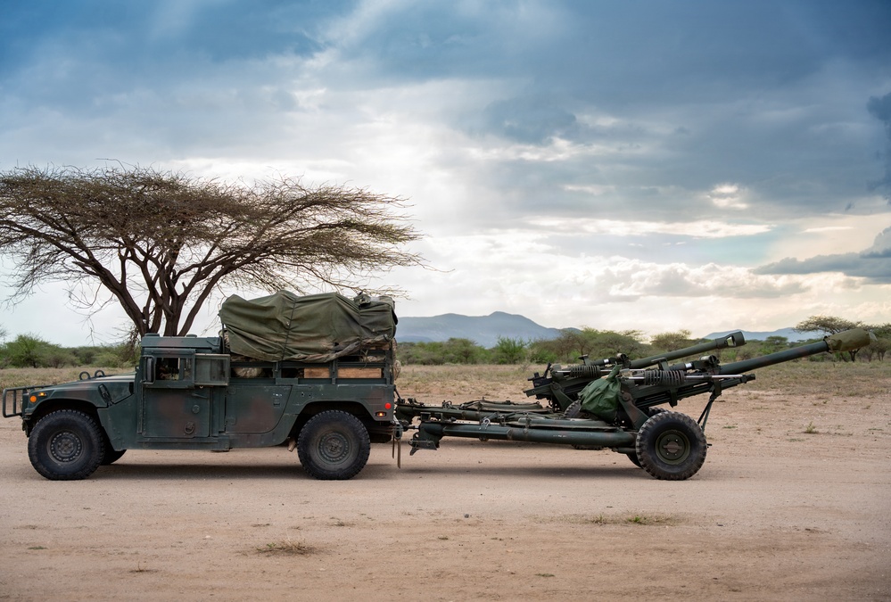 US, Kenya artillery units conduct bilateral live-fire training during Justified Accord 2026