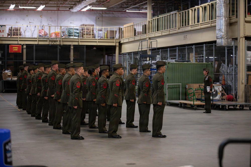 Marine Forces Reserve Service Alpha Uniform Inspection