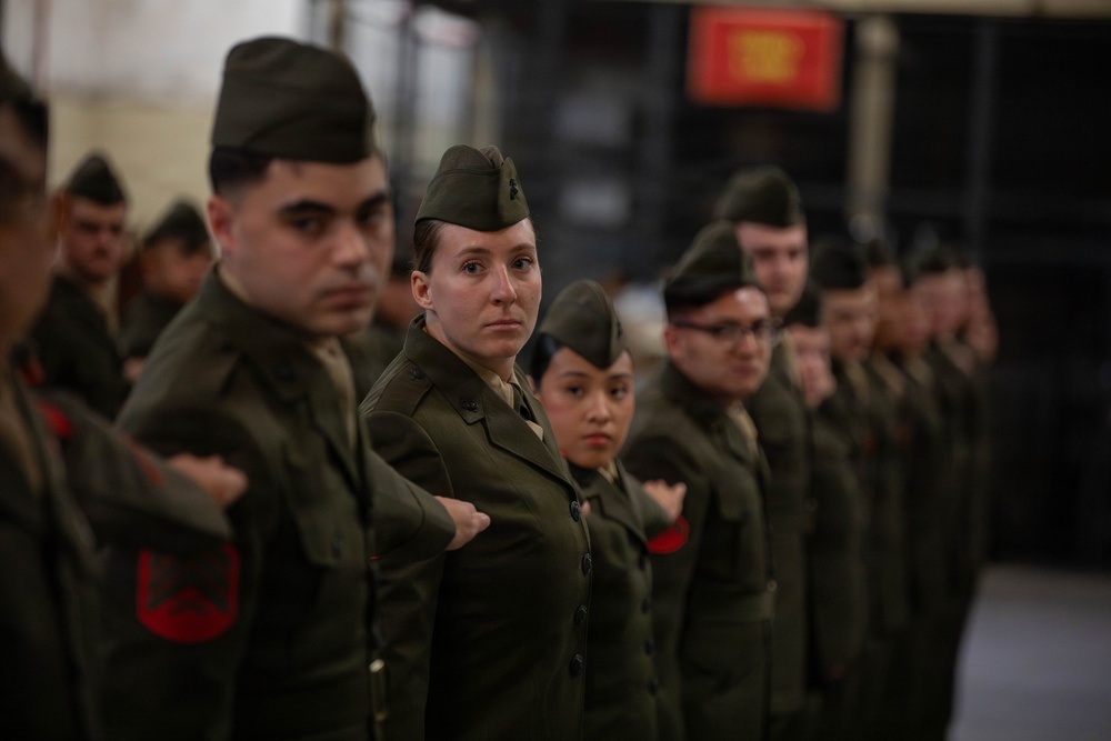 Marine Forces Reserve Service Alpha Uniform Inspection