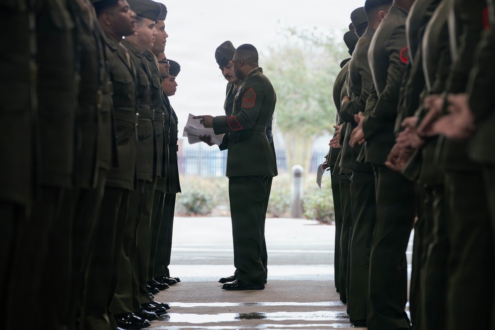 Marine Forces Reserve Service Alpha Uniform Inspection