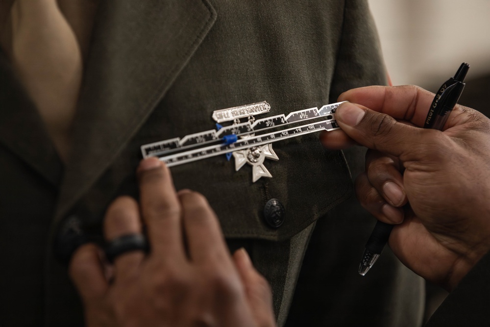 Marine Forces Reserve Service Alpha Uniform Inspection