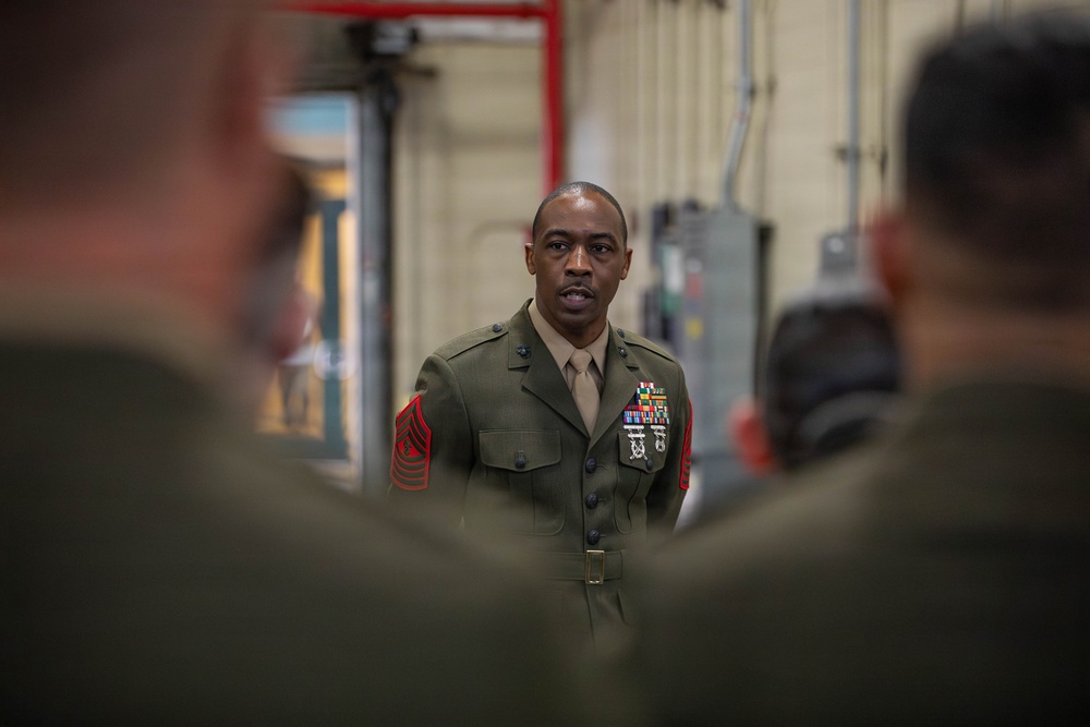 Marine Forces Reserve Service Alpha Uniform Inspection