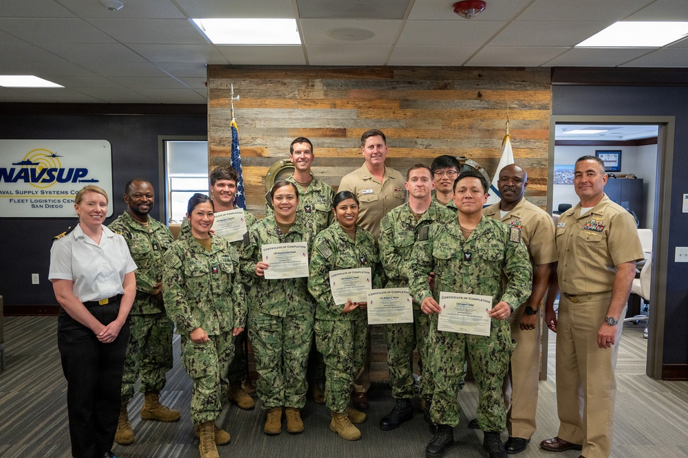 Sailors Complete Logistics Support Representative Course