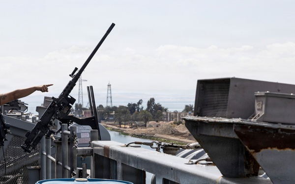 USS Gerald R. Ford (CVN 78) transits the Suez Canal
