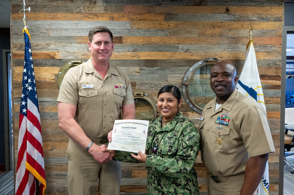 Sailors Complete Logistics Support Representative Course