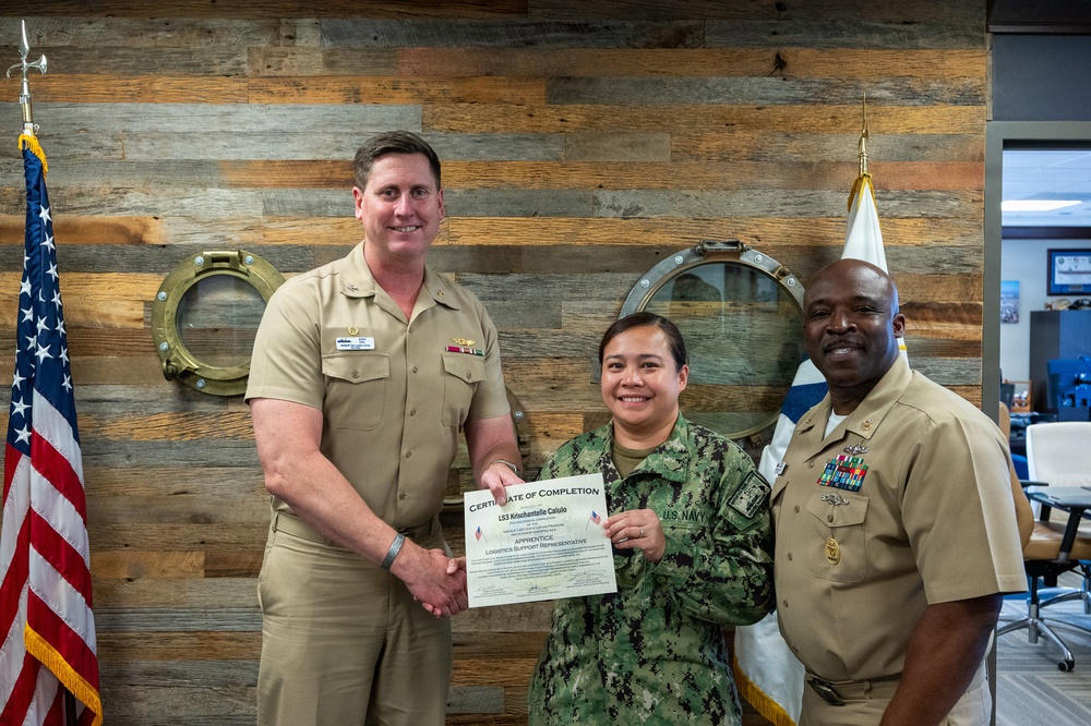 Sailors Complete Logistics Support Representative Course