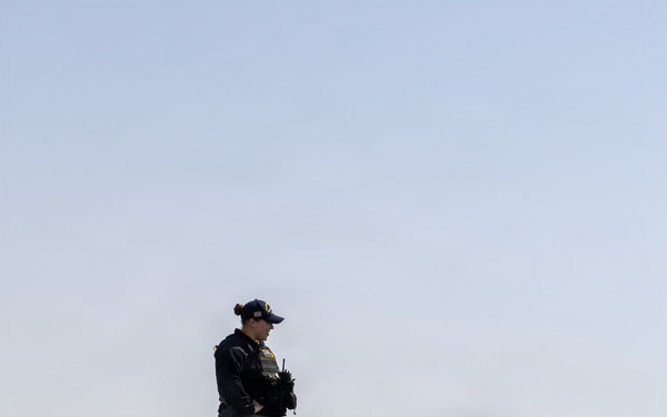 USS Gerald R. Ford (CVN 78) transits the Suez Canal during Operation Epic Fury