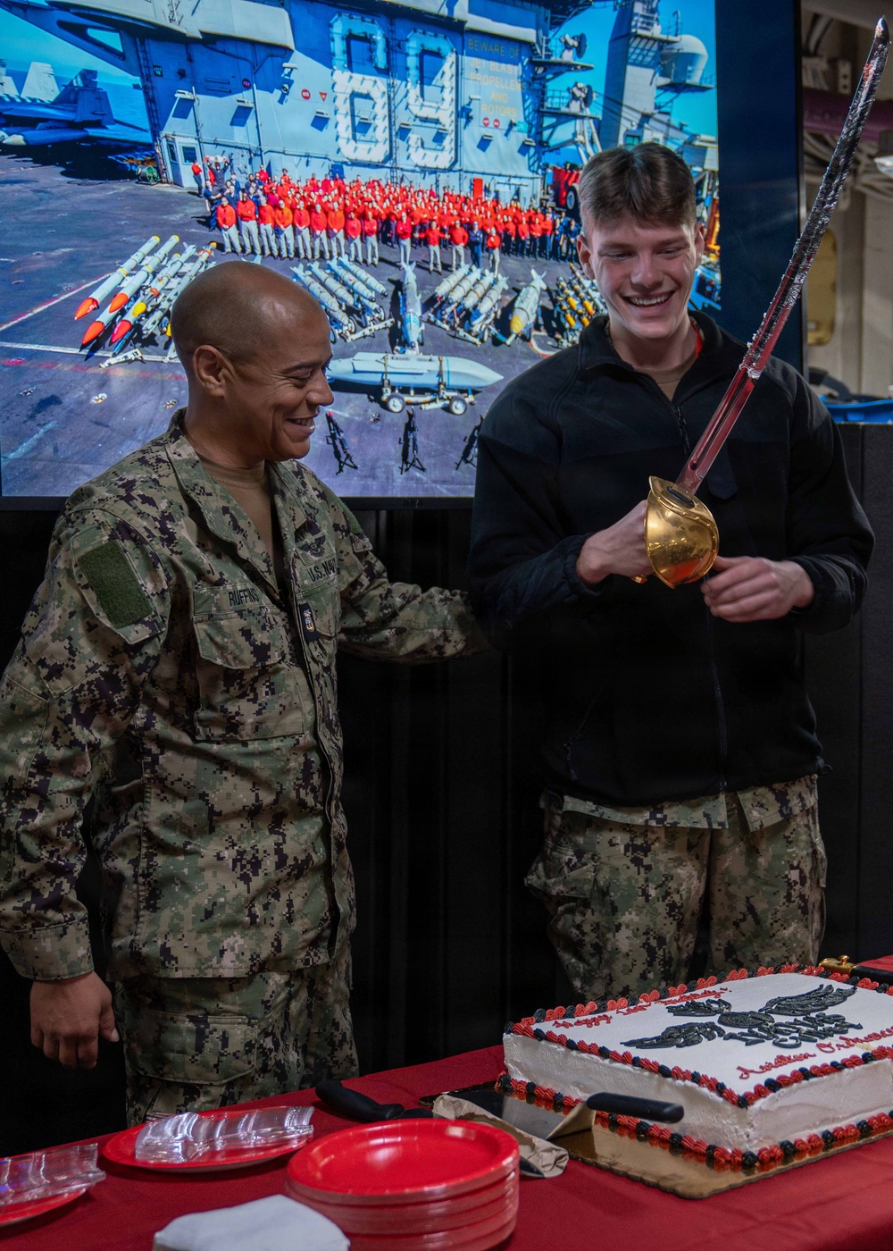 IKE Conducts Aviation Ordnance Birthday Celebration