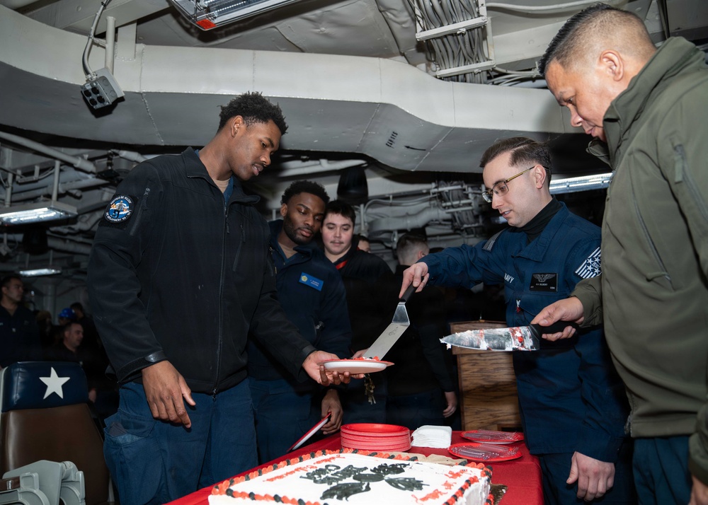 IKE Conducts Aviation Ordnance Birthday Celebration