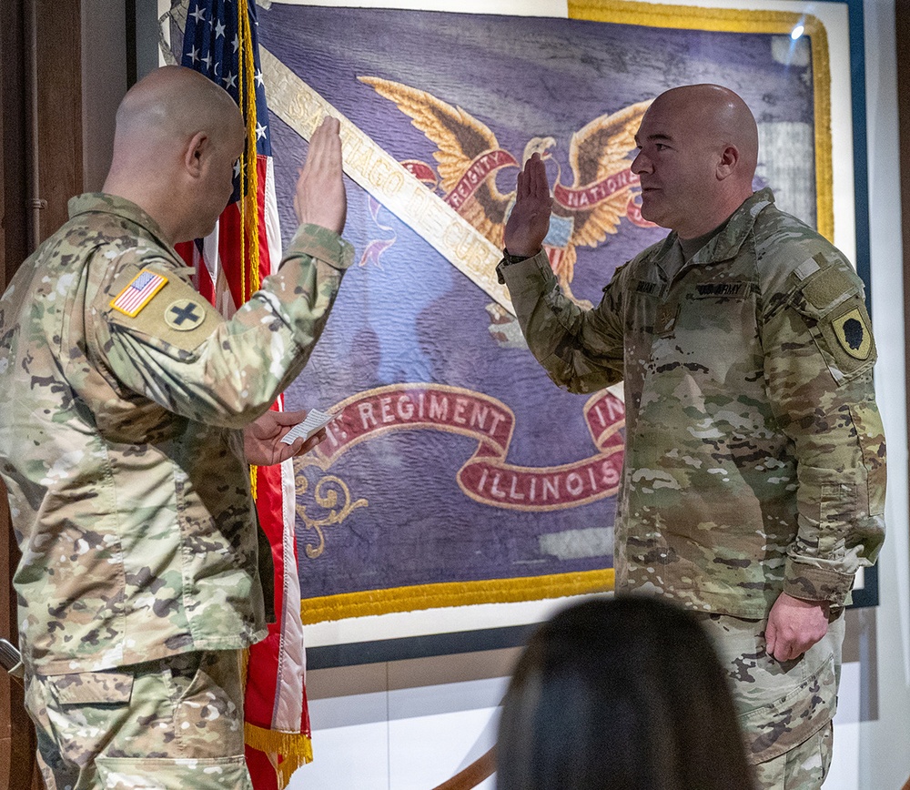 Soldier Promoted to Major in Illinois Army National Guard