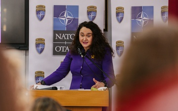 KFOR leaders participate in International Women’s Day panel in Pristina