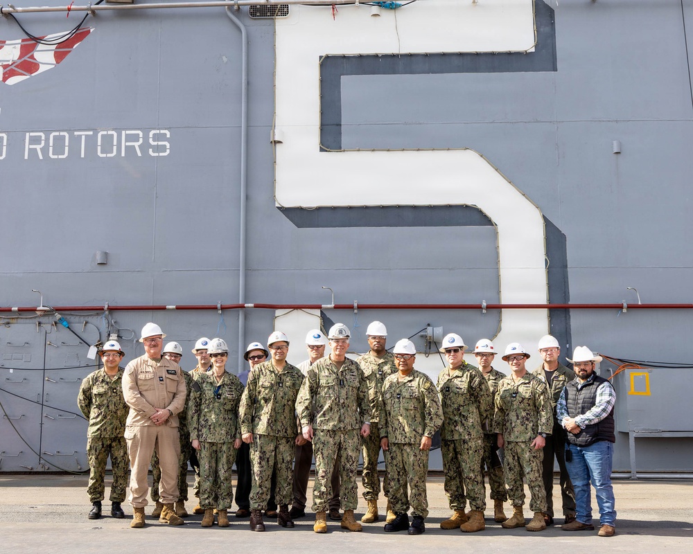 USFF Visit to USS Bataan (LHD 5) at General Dynamics NASSCO-Norfolk