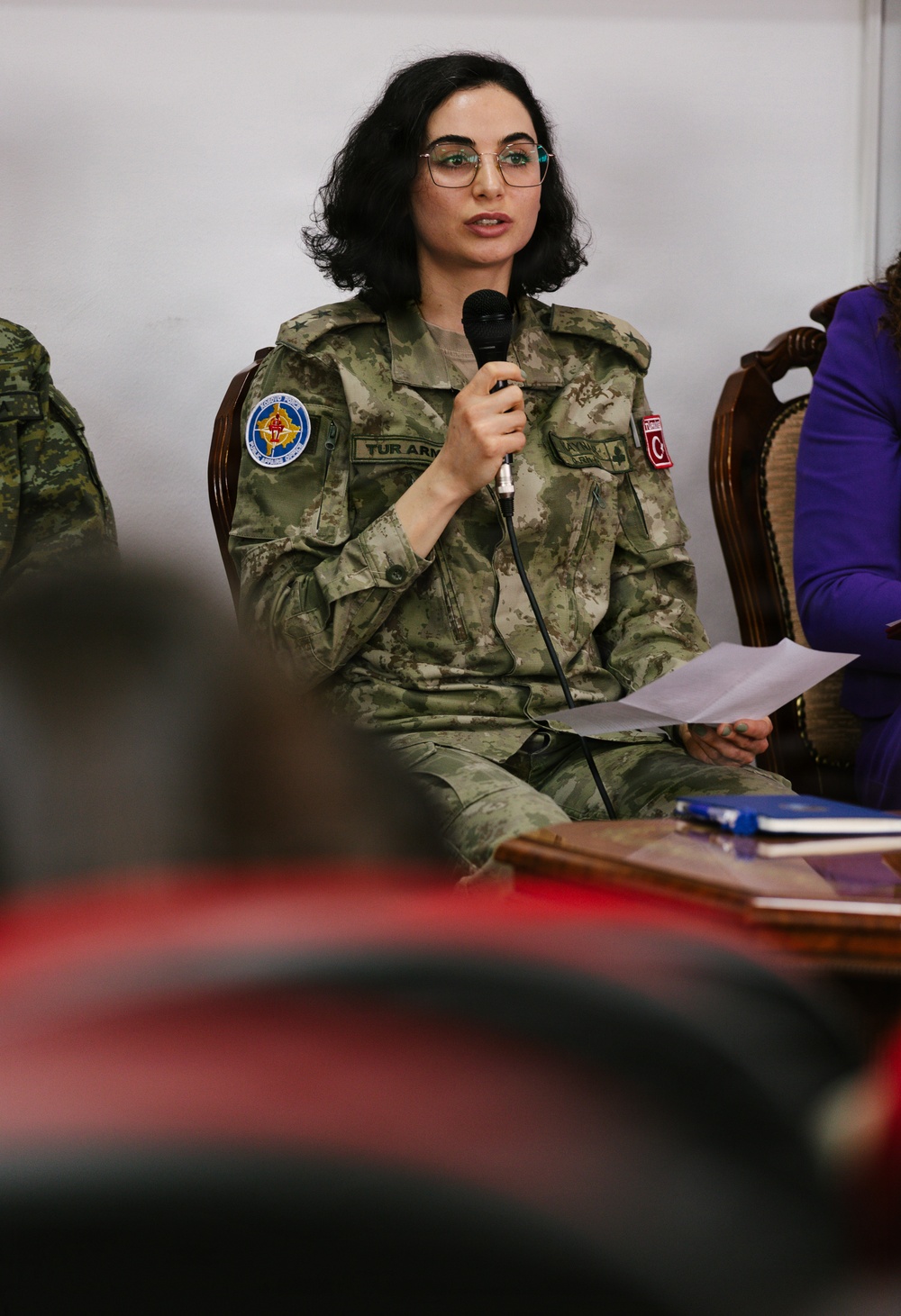 KFOR leaders participate in International Women’s Day panel in Pristina