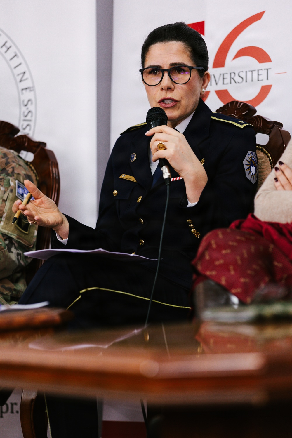 KFOR leaders participate in International Women’s Day panel in Pristina